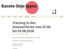 Tablet Screenshot of kd-ippon.de